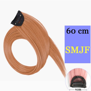 MUMUPI Long Straight color Hair Piece Hair Extensions Clip In hair extensions Highlight extensiones de cabello natural