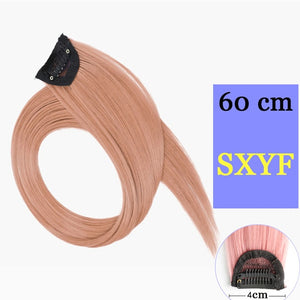 MUMUPI Long Straight color Hair Piece Hair Extensions Clip In hair extensions Highlight extensiones de cabello natural