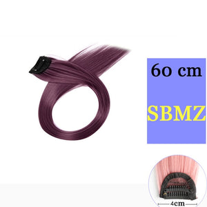MUMUPI Long Straight color Hair Piece Hair Extensions Clip In hair extensions Highlight extensiones de cabello natural