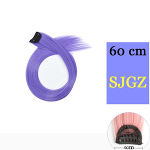 MUMUPI Long Straight color Hair Piece Hair Extensions Clip In hair extensions Highlight extensiones de cabello natural