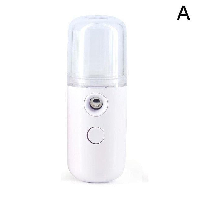 30ML Mini Nano Sprayer USB Nebulizer Face Steamer Humidifier Hydrating Anti-aging Wrinkle Women Beauty Skin Care Tools