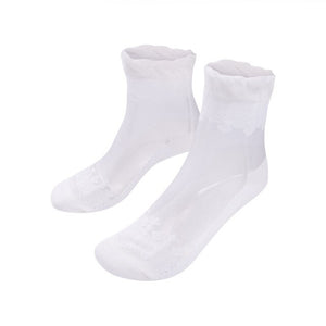 Women Sexy Ankle Fancy Retro Lace Ruffle Frilly Sexy Nylon Short Socks
