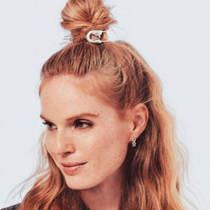 Original Design Alloy Round Top Hair Stick Bun Cage Minimalist  Fancy Pony Tail Cuffs  Original Bun Holder Hair Accessories