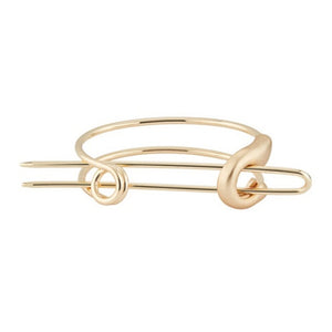 Original Design Alloy Round Top Hair Stick Bun Cage Minimalist  Fancy Pony Tail Cuffs  Original Bun Holder Hair Accessories