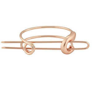 Original Design Alloy Round Top Hair Stick Bun Cage Minimalist  Fancy Pony Tail Cuffs  Original Bun Holder Hair Accessories