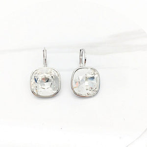 Ms.Betti 2020 new year cushion square fancy stones earrings with lever back french hook for  fashion women's wedding gifts