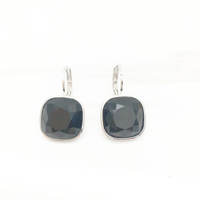Ms.Betti 2020 new year cushion square fancy stones earrings with lever back french hook for  fashion women's wedding gifts