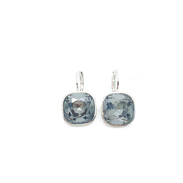 Ms.Betti 2020 new year cushion square fancy stones earrings with lever back french hook for  fashion women's wedding gifts