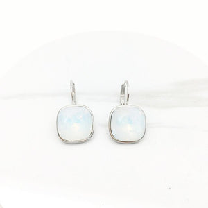 Ms.Betti 2020 new year cushion square fancy stones earrings with lever back french hook for  fashion women's wedding gifts