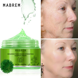 Plant Hydrating Face Mask Whitening Skin Care Moisturizing Anti-Aging Revitalizing Cream Sleeping Facial Mask Treatment 50g