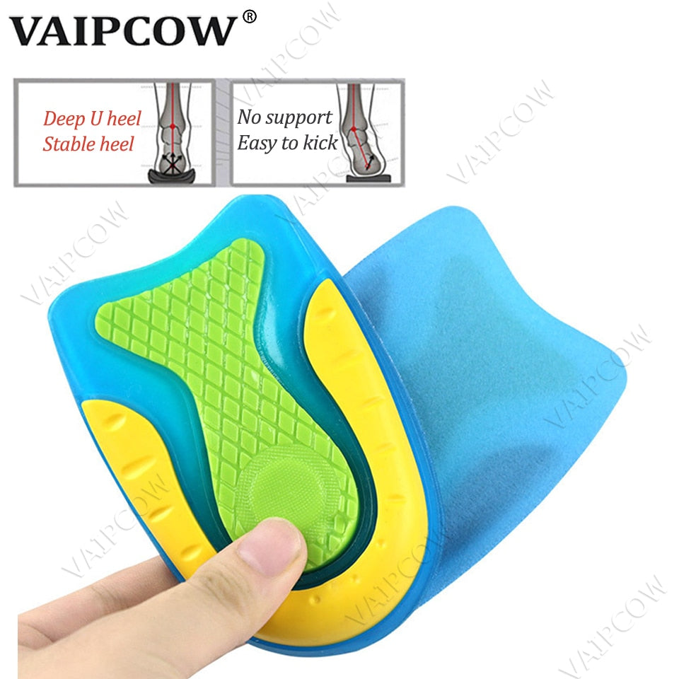 Silicone Gel Heel Pad for Plantar Fasciitis Spurs Cushion Shock Absorption Foot Skin Care Moisturising Shoe Insert Dropshipping