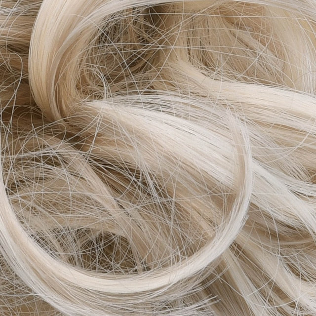 Elastic Messy Hair Bun Synthetic Heat Resistant Natural Looking False Hairpiece Women's Cute Ponytail Chignon