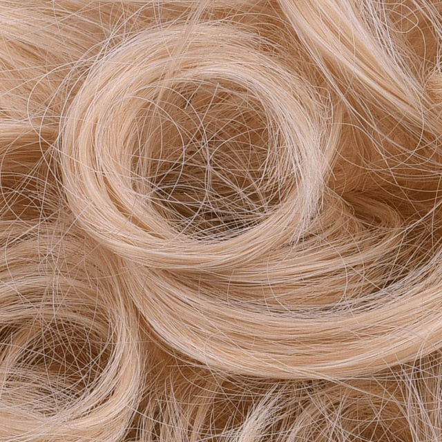 Elastic Messy Hair Bun Synthetic Heat Resistant Natural Looking False Hairpiece Women's Cute Ponytail Chignon