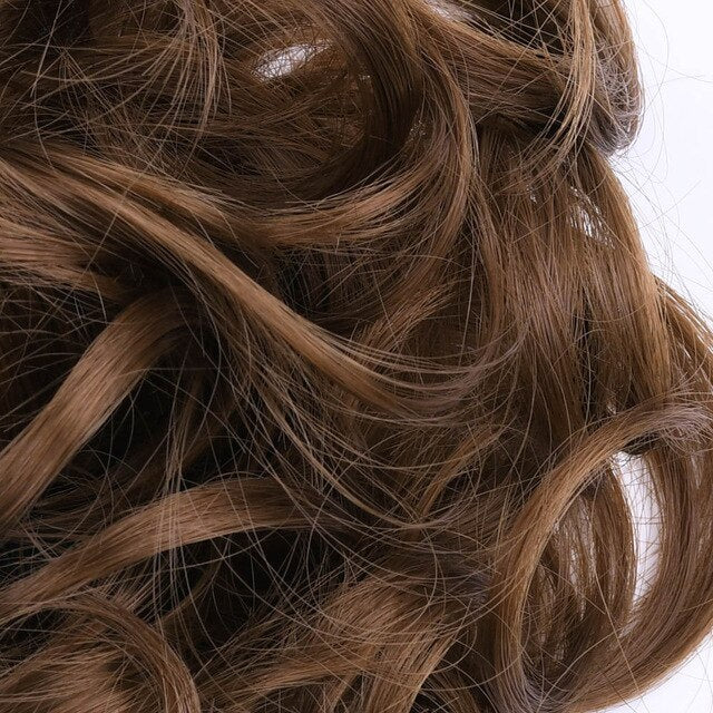 Elastic Messy Hair Bun Synthetic Heat Resistant Natural Looking False Hairpiece Women's Cute Ponytail Chignon