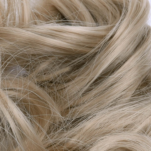 Elastic Messy Hair Bun Synthetic Heat Resistant Natural Looking False Hairpiece Women's Cute Ponytail Chignon