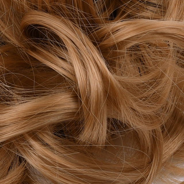 Elastic Messy Hair Bun Synthetic Heat Resistant Natural Looking False Hairpiece Women's Cute Ponytail Chignon