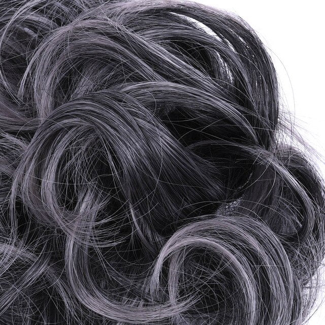 Elastic Messy Hair Bun Synthetic Heat Resistant Natural Looking False Hairpiece Women's Cute Ponytail Chignon