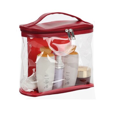 Travel Cosmetic Bag PVC Women Transparent Makeup Bag Large Capacity Beauty Case Make Up Organizer Storage Bath Toiletry Wash Bag