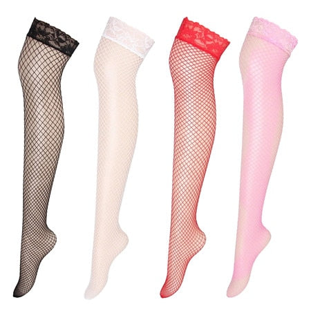 Fashion Fancy Women Sexy Lace Top Stay Up Thigh-Highs Tights Stocking sexy lingerie stocking fishnet Thigh High Erotic Stockings