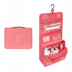 Women fashion Travel Nylon water-proof cosmetics bags beauty makeup bags bathroom organizer of portable bath hook washing up bag